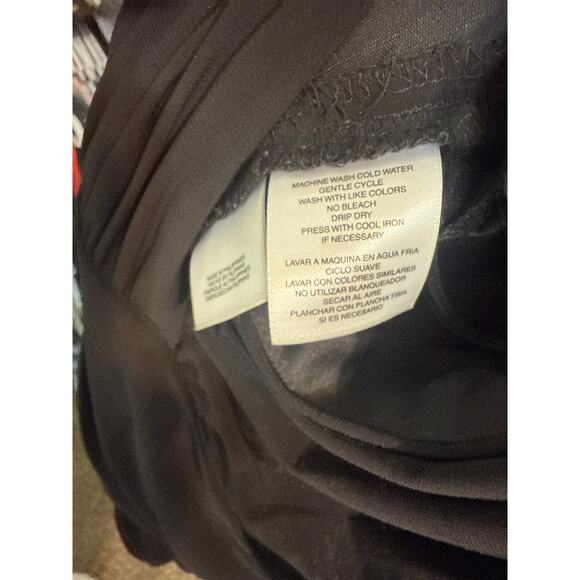 BN #23 Nine West Black Halter Midi Dress Size 16 - Picture 4 of 5